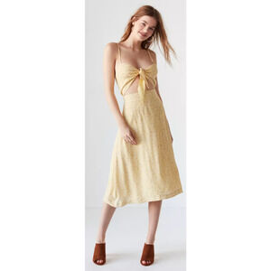 Rolla’s X UO Eve Midi Dress Yellow Small